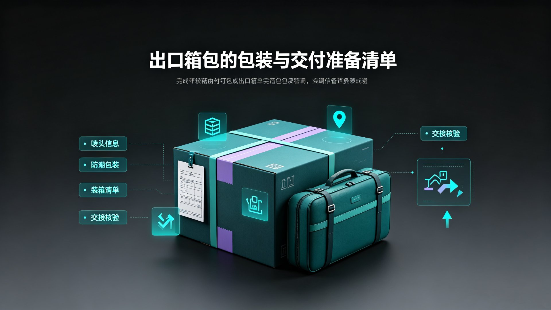 出口箱包的包装与交付准备清单