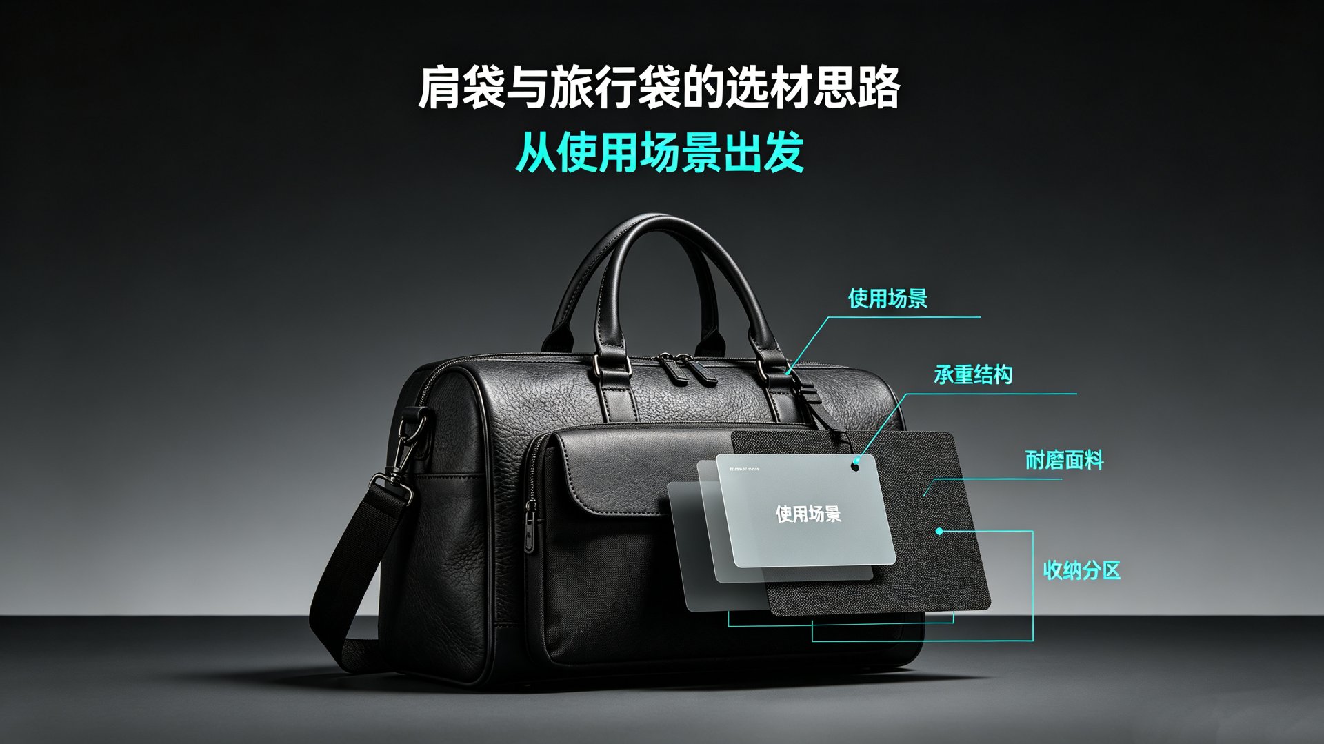 肩袋与旅行袋的选材思路：从使用场景出发